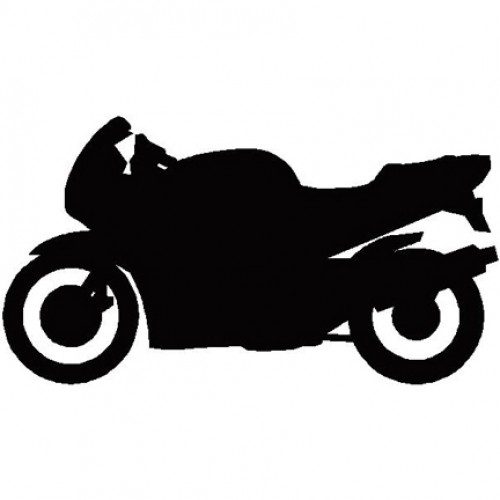 Clipart motorcycle silhouette 