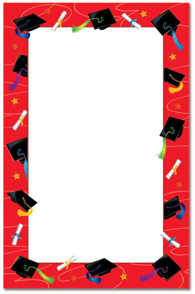 Graduation Border Clipart 