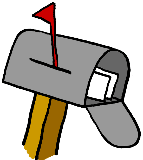 Animated mailbox clipart 