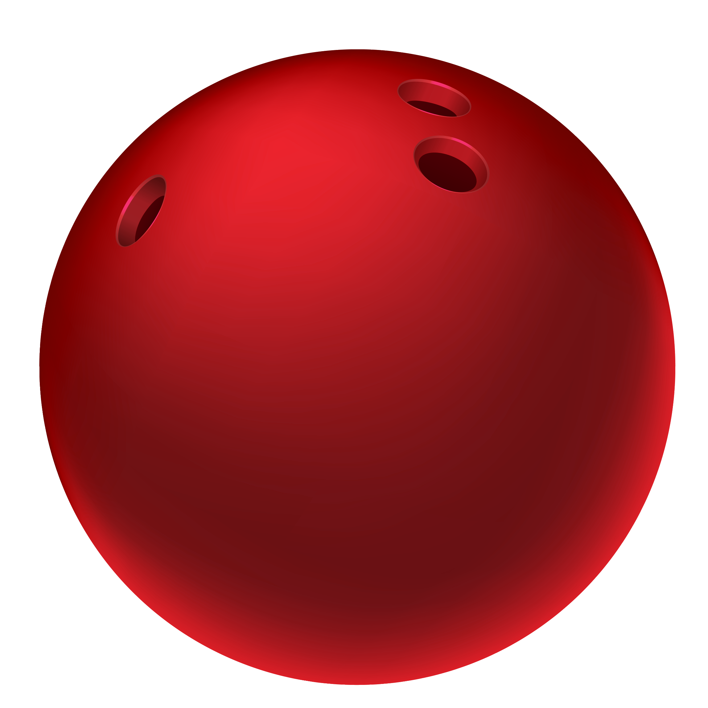 Red Bowling Ball PNG Clipart Picture 