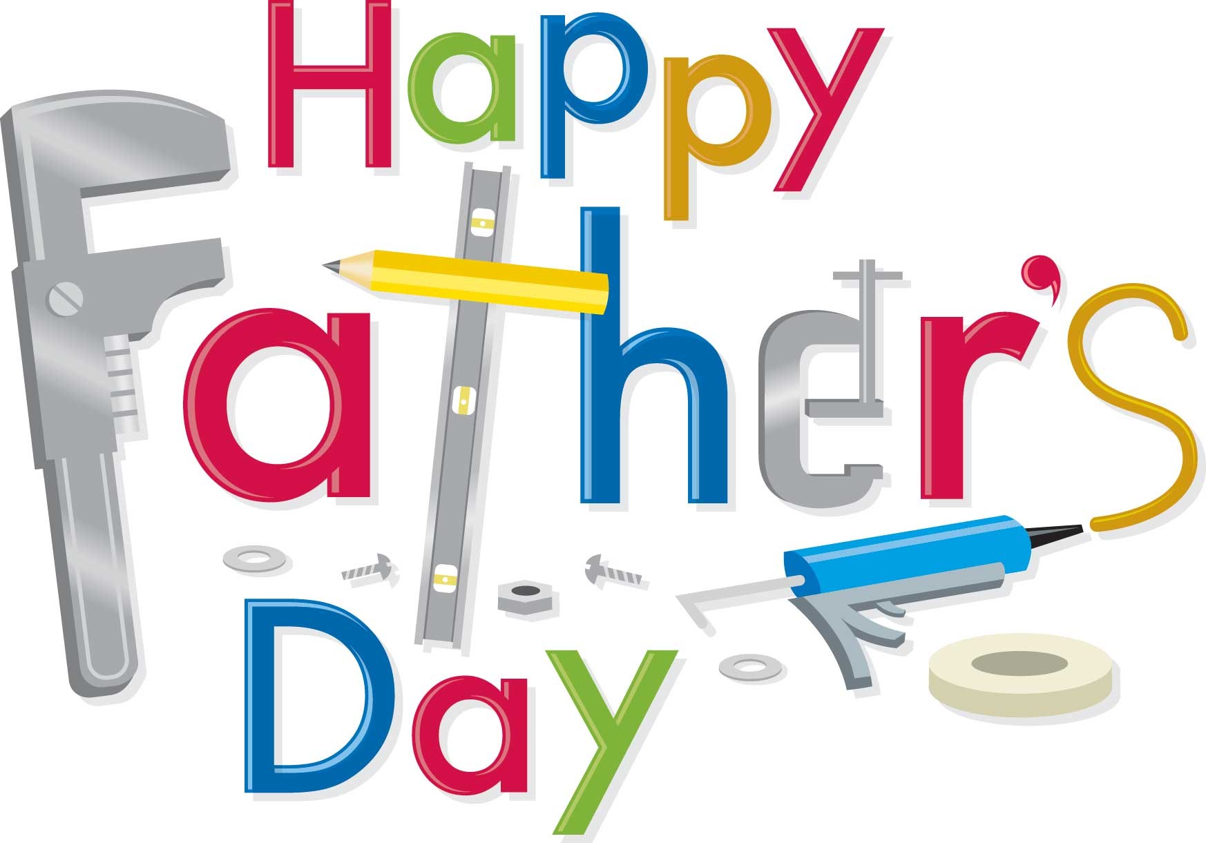 Happy fathers day golf clip art 