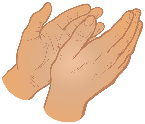Clapping Hands PNG Clip Art Image 