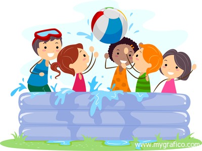 Water play clipart image 