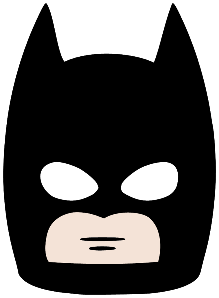 Batman mask clipart 