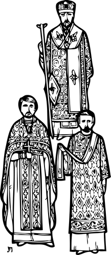 Orthodox father bless clipart 