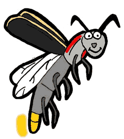 Flying Firefly Clipart 