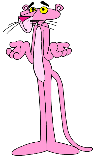 cartoon characters pink panther - Clip Art Library
