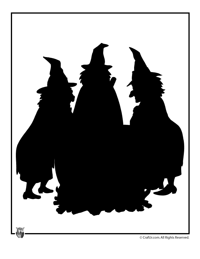 Printable Halloween Templates Witches Cauldron Halloween Template 