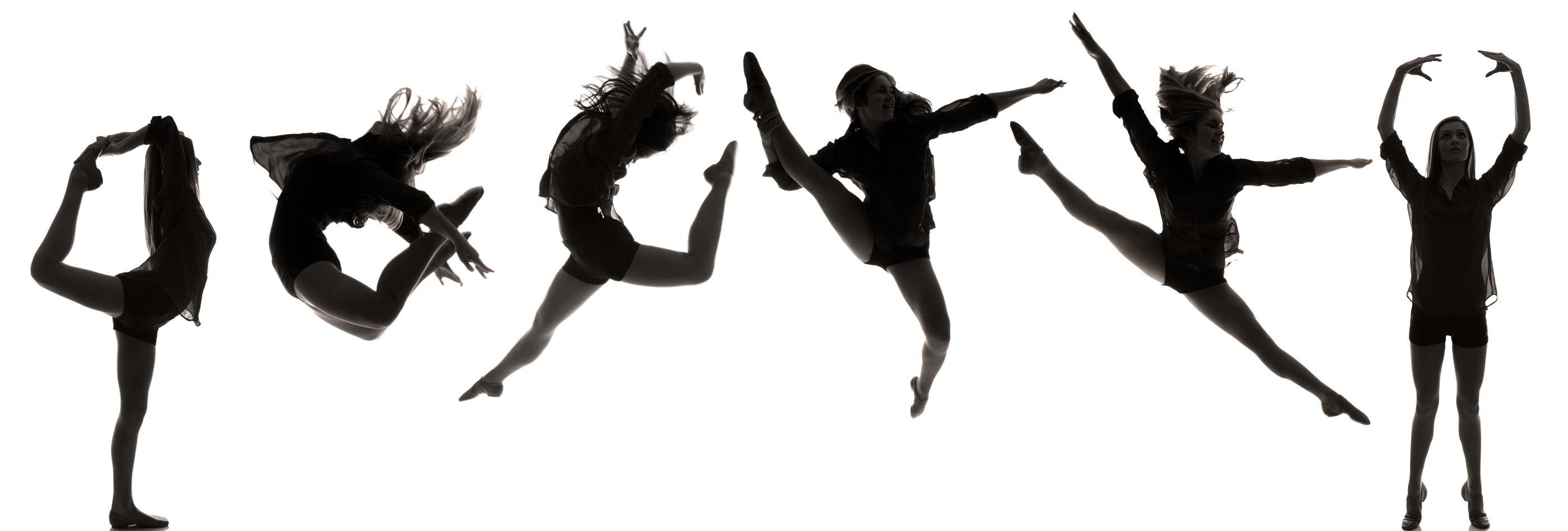 Dancer Clipart Silhouette Leap 