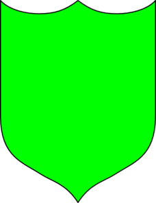 Green Shield Crest Clip Art at Clker 