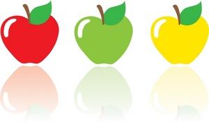 45+ Red And Green Apples Clipart 