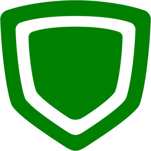 Green shield 2 icon 