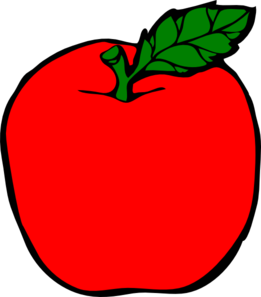 Red Apple Clip Art at Clker 