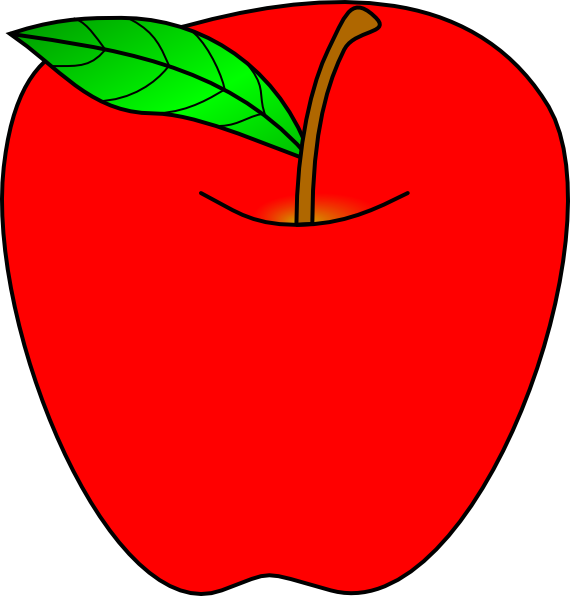 Red Apple Clip Art at Clker 