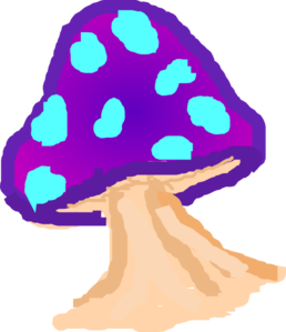 Magic Mushroom Clip Art at Clker 