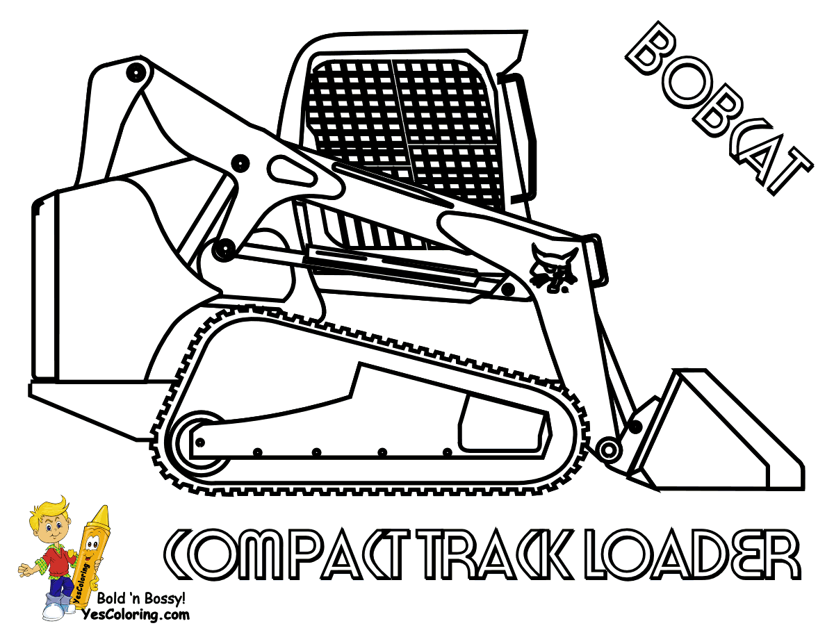 Free Construction Coloring Page 