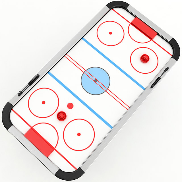 hockey table aerial view - Clip