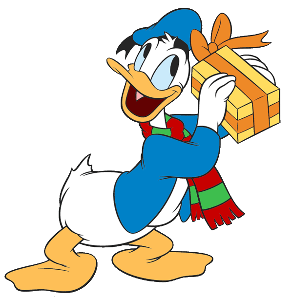 Donald Duck Christmas Clipart Clip Art Library