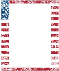 American flag clip art borders 