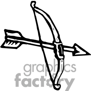 Archery Arrows Clipart 
