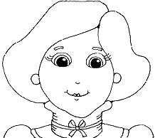 Mother Face Clipart Black And White 