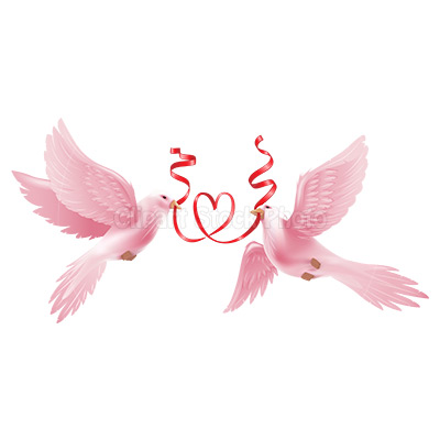 Love Valentine Dove Clipart 