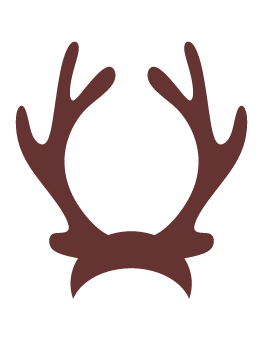 reindeer antlers with ears