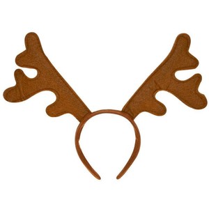 transparent christmas antlers