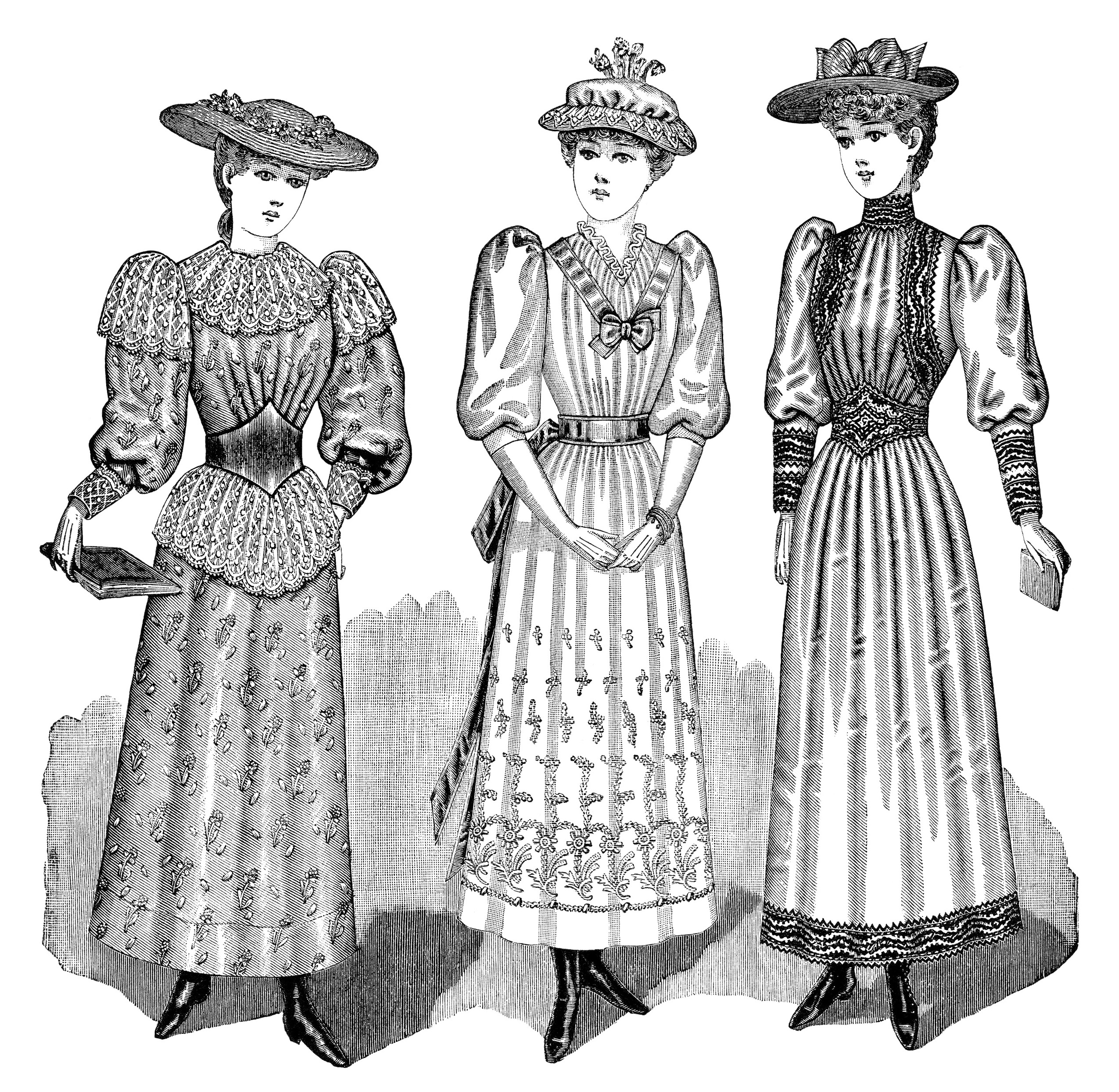 victorian-era-clipart-outfits-clip-art-library