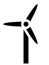 wind energy clipart black and white hearts