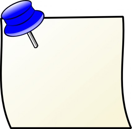 Office Notes Clipart 