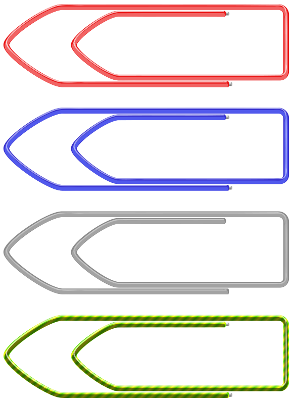 Paper Clips Royalty FREE Office Clipart Image 