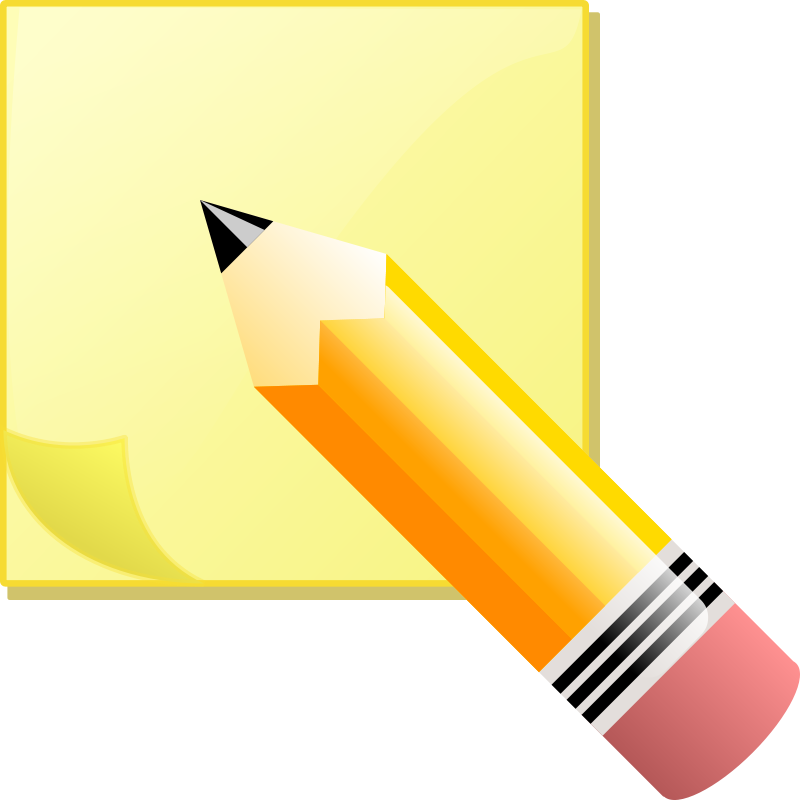 Pad And Pen Clipart 