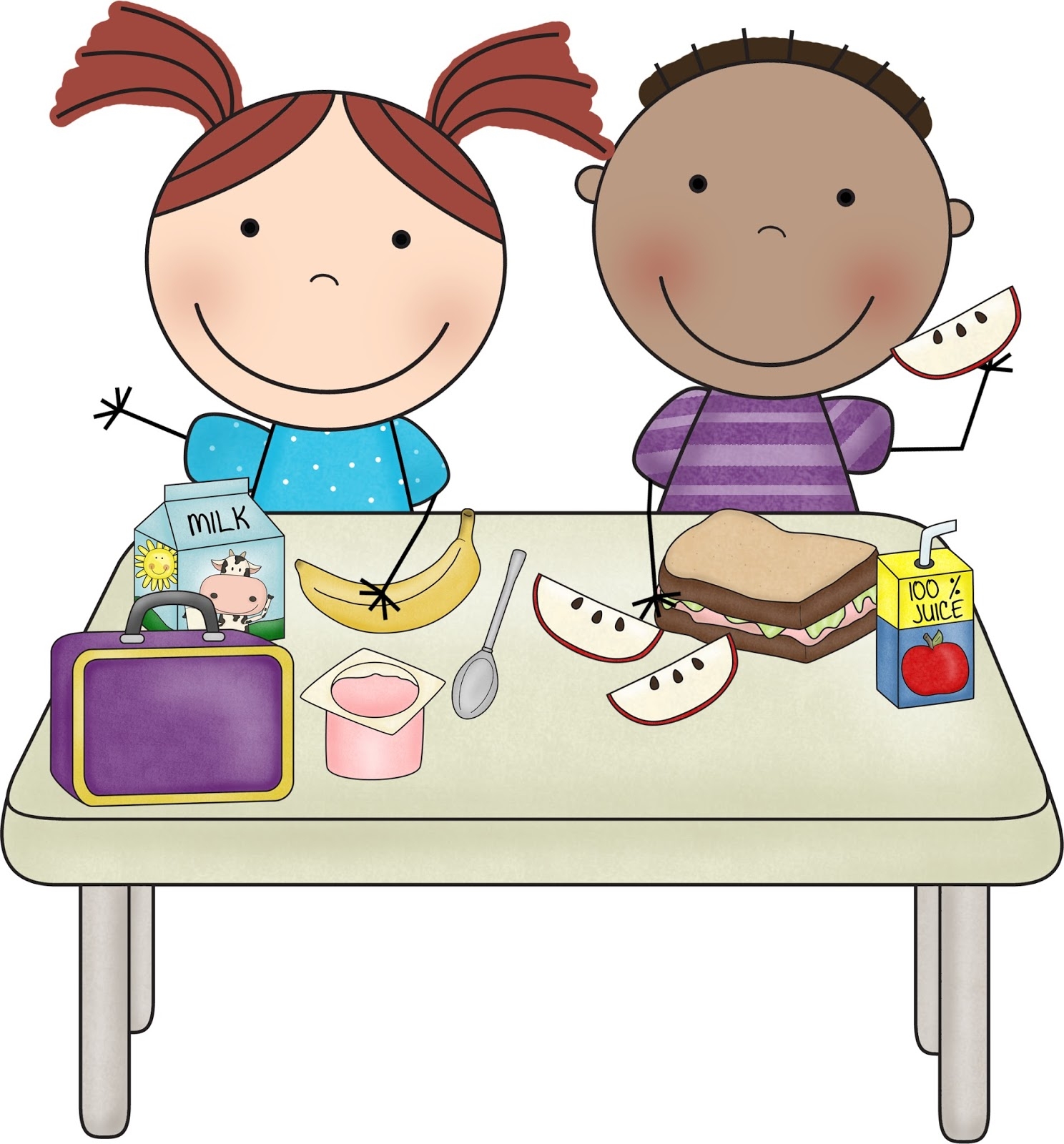 Student Lunch Clipart 