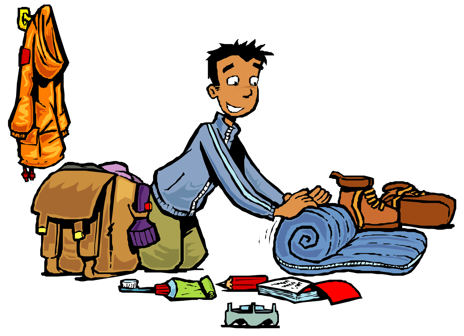 Clip Art College Packing Clipart 