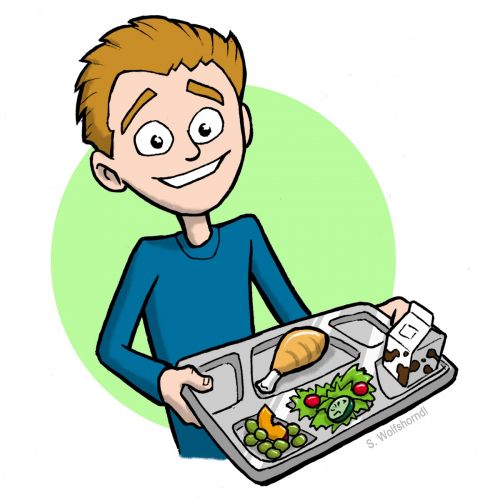 Cafeteria Lunch Clipart 