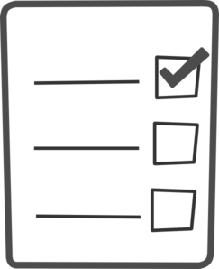 Checklists Clipart 