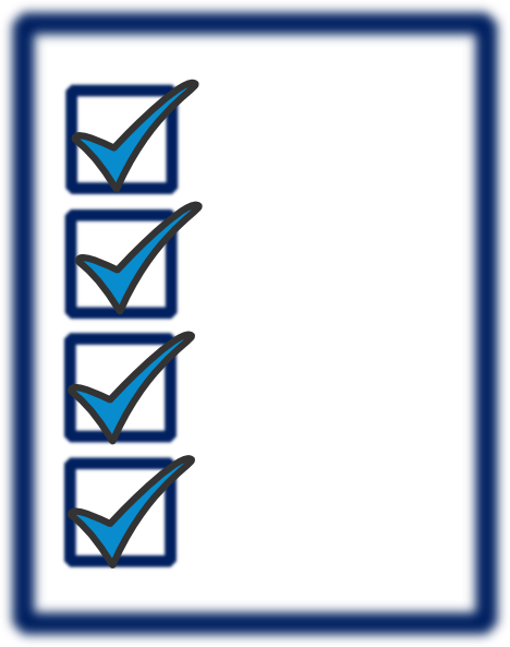 Checklist Clipart 
