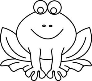 Toad Clip Art Black And White 