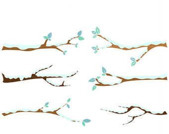 Tree branch clipart 