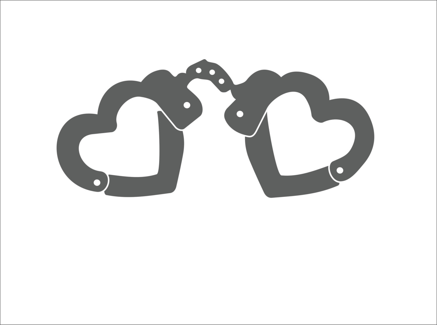 Heart shaped handcuffs cop police policeman by ShoogzSensations 