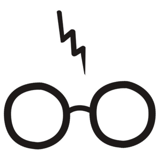 Harry potter glasses clipart 