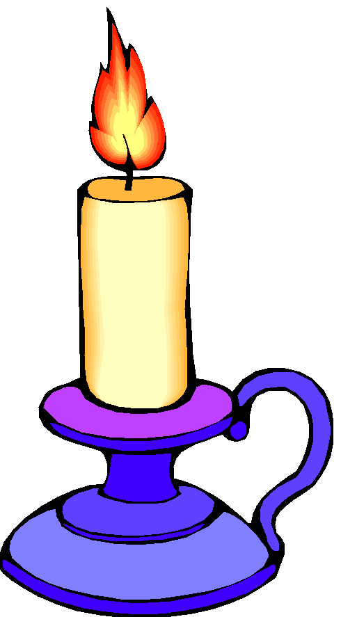 Candle In Window Clipart 