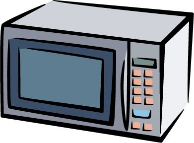 Microwave oven clipart 