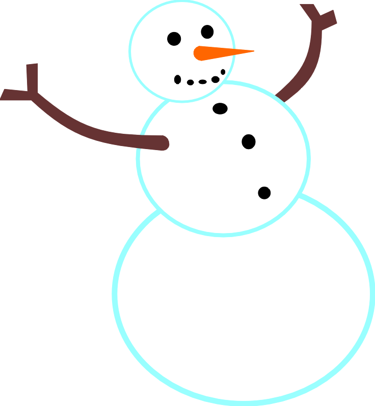 Cartoon Snowman 
