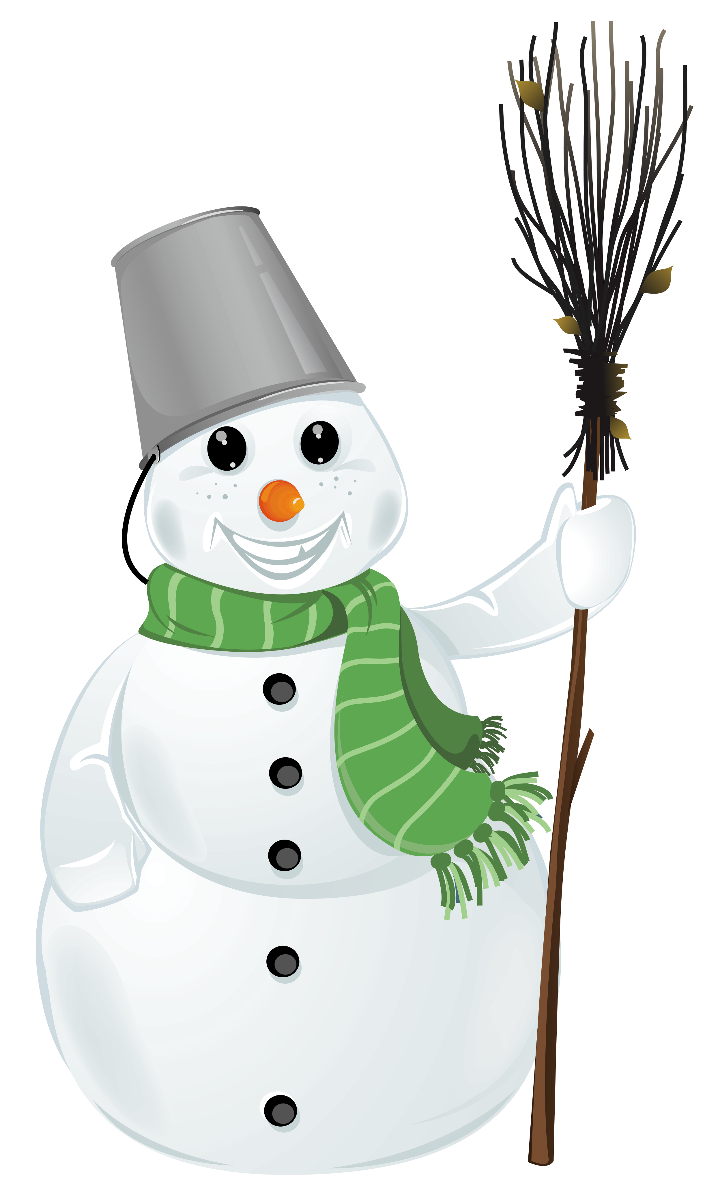 Transparent Snowman Clipart 