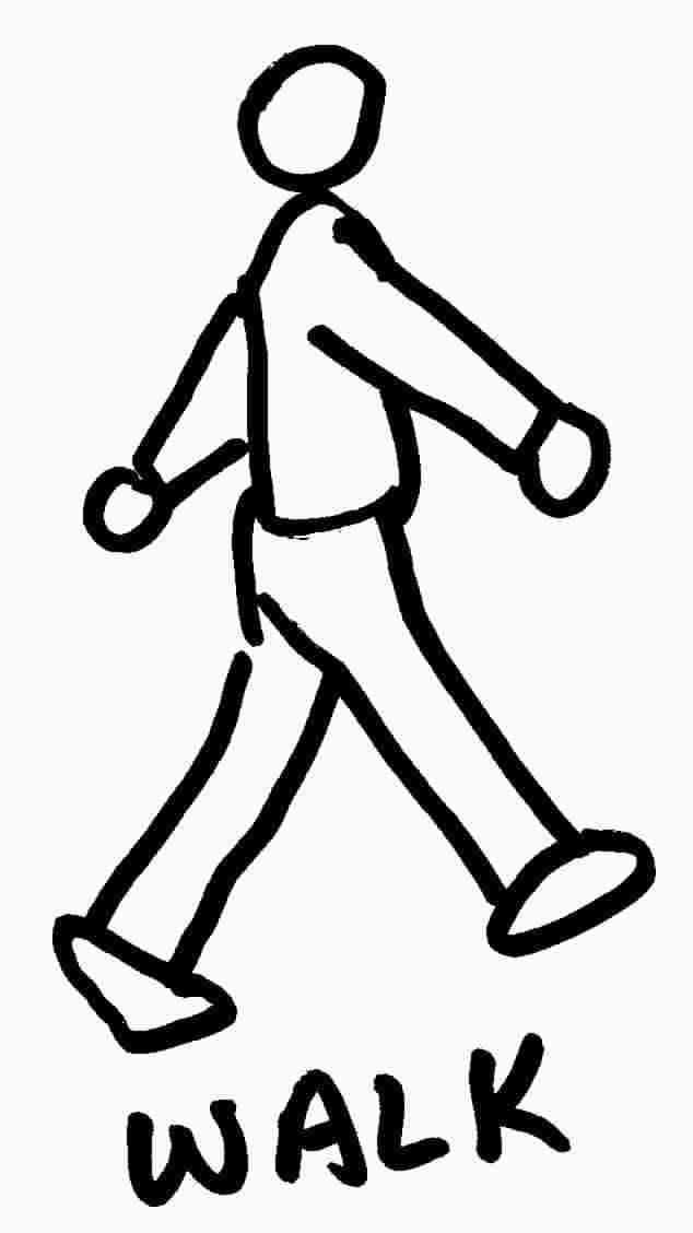 Pictures Of Walking People 