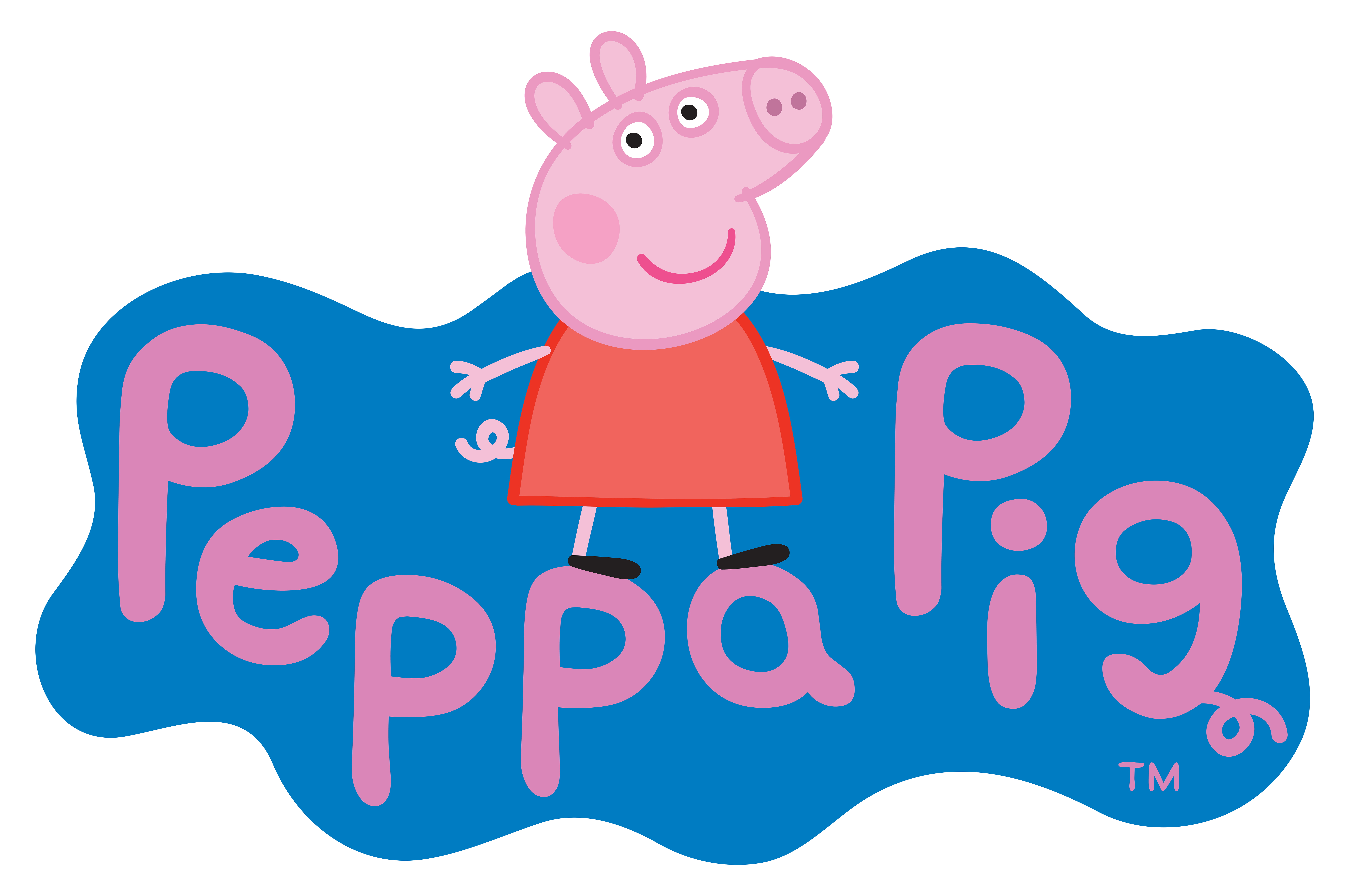 Peppa Pig Logo Transparent PNG Clip Art Image 