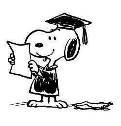 Snoopy graduation clip art 