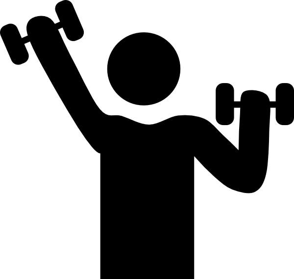 Free Fitness And Exercise Clipart Black White. Snowjet.co 
